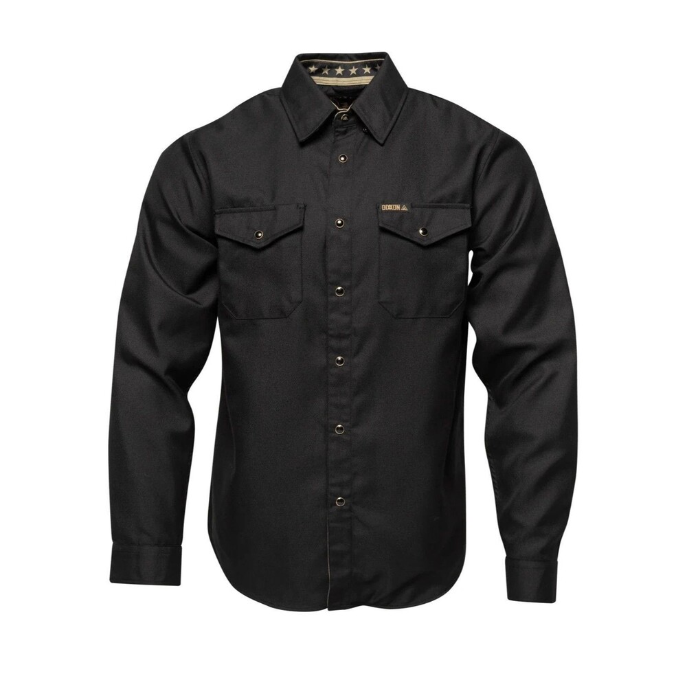 DIXXON Flannel Colby Raha Collaboration Snaps Black & Gold Sz XL Brand New